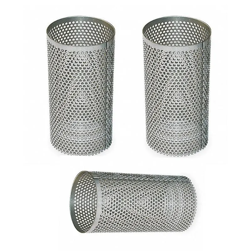 Custom 20/30/40/60/80/100 Mesh Stainless Steel / Brass Wire Mesh Filter Tube/ Basket/ Screen