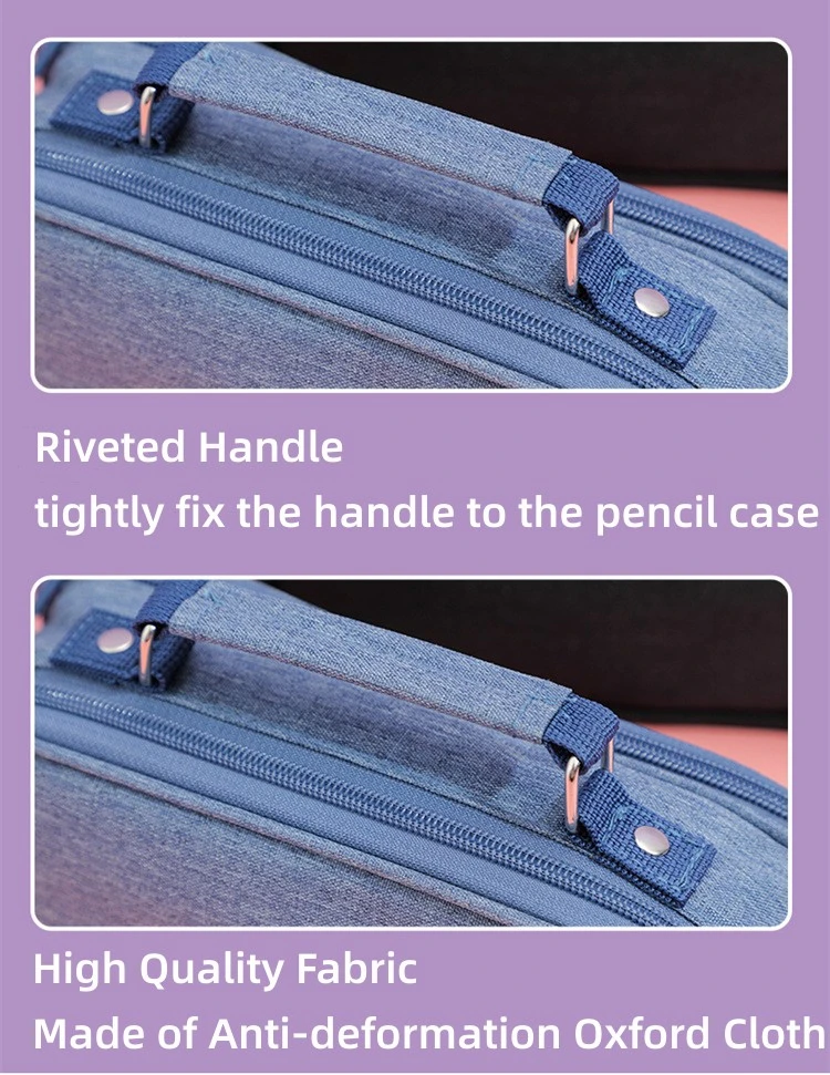 Джинсы синий Оксфорд ткань карандашом Bag красочные большие дела пальчикового типа Pen пакет с застежкой на молнию большой потенциал чехол данные органайзера