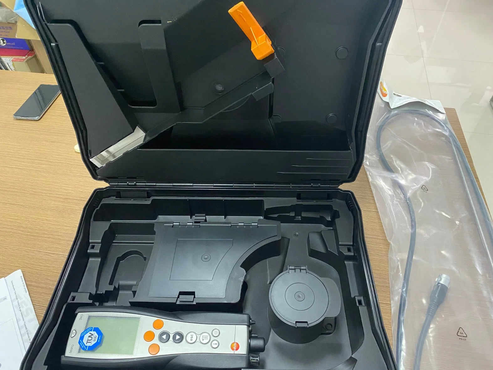 Testo 340/350 Portable Flue Gas Analyzer Co, Colow, No, Nolow, No2 and So2