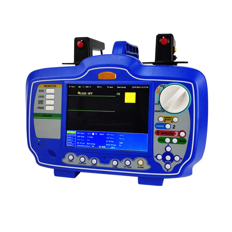 Portable Emergency Medical Cardiac Defibrillator Monitor