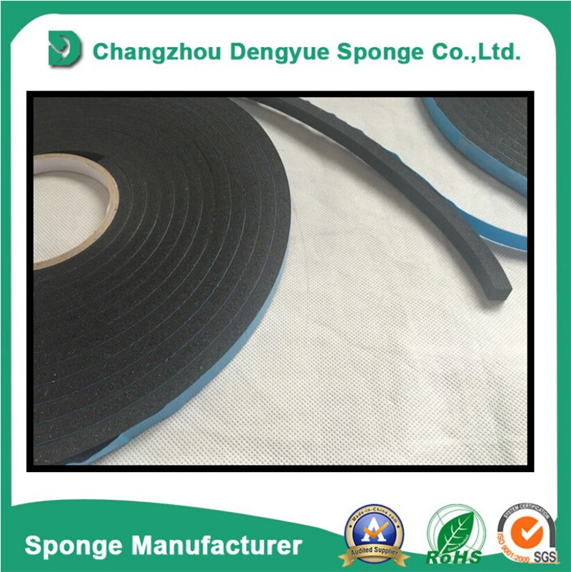 Adhesive Using Seal up Anti Aging NBR EPDM Cr Sponge Rubber Door Glass Seal Strips