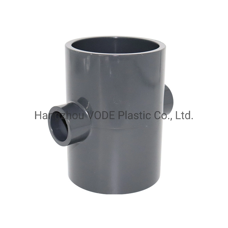 UPVC Pn16 Reducer Cross with High Quality by Hzvode