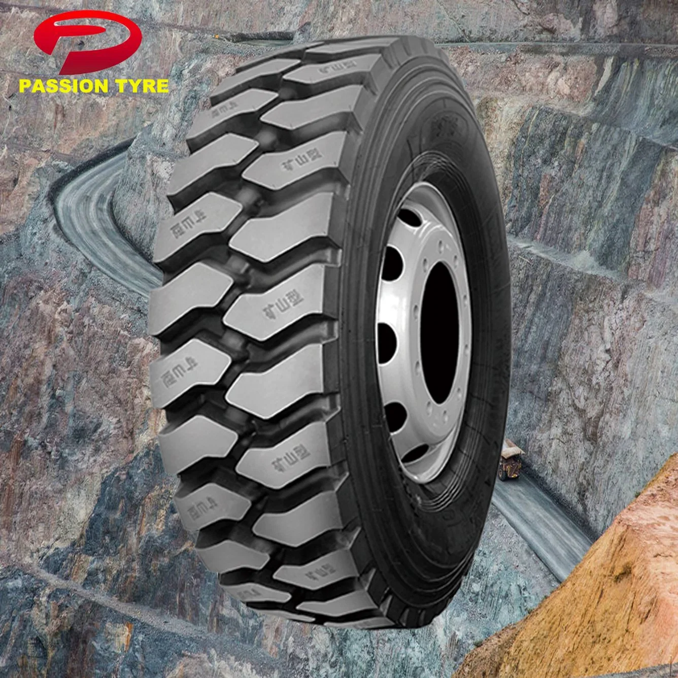 Heavy Duty All Steel Radial Truck Tyres, Tube Type Mining Truck Tires 10.00r20 11.00r20 12.00r20