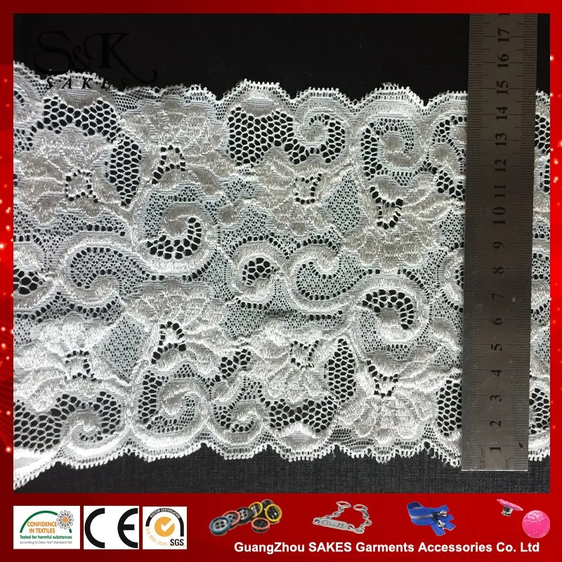 New Design Wholesale/Supplier Lingerie Spandex Elastic Border Lace