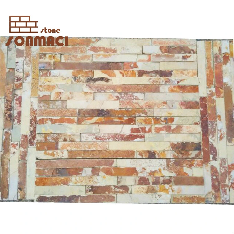 Decorative Straight Edge Slate Stone Veneer Panel