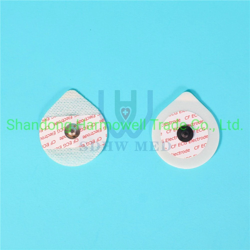 Wholesale/Supplier Disposable ECG Electrodes Pad Foam Stainless Steel Snap