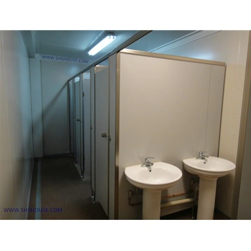 Ovable Prefabricated Steel Frame Flat Pack House Container for Toilet and Bathroom