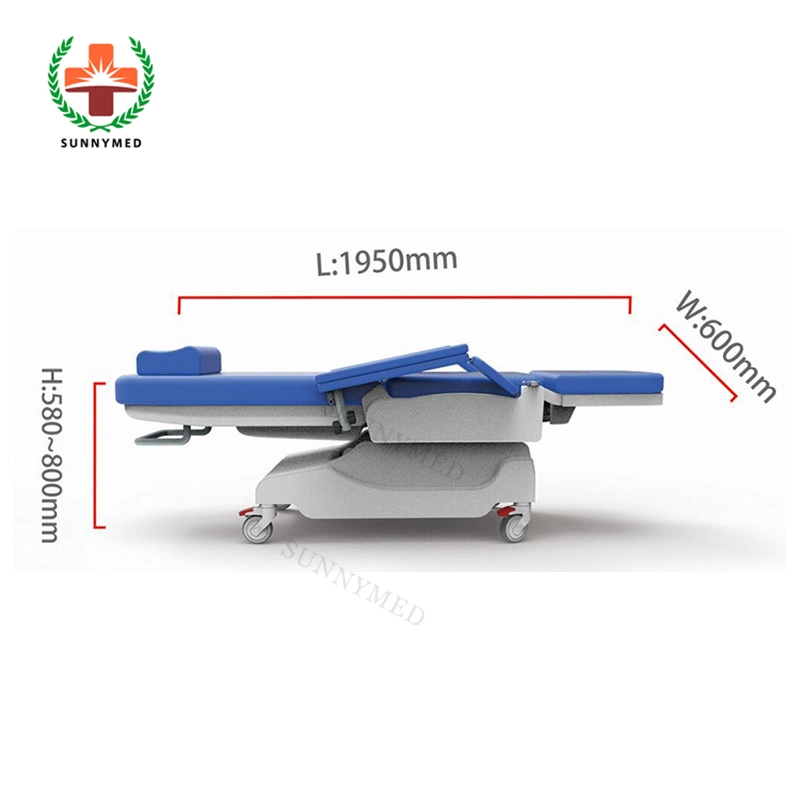 Си-O007D CE/FDA медицинских роскошь электрический стул диализа с тремя моторами