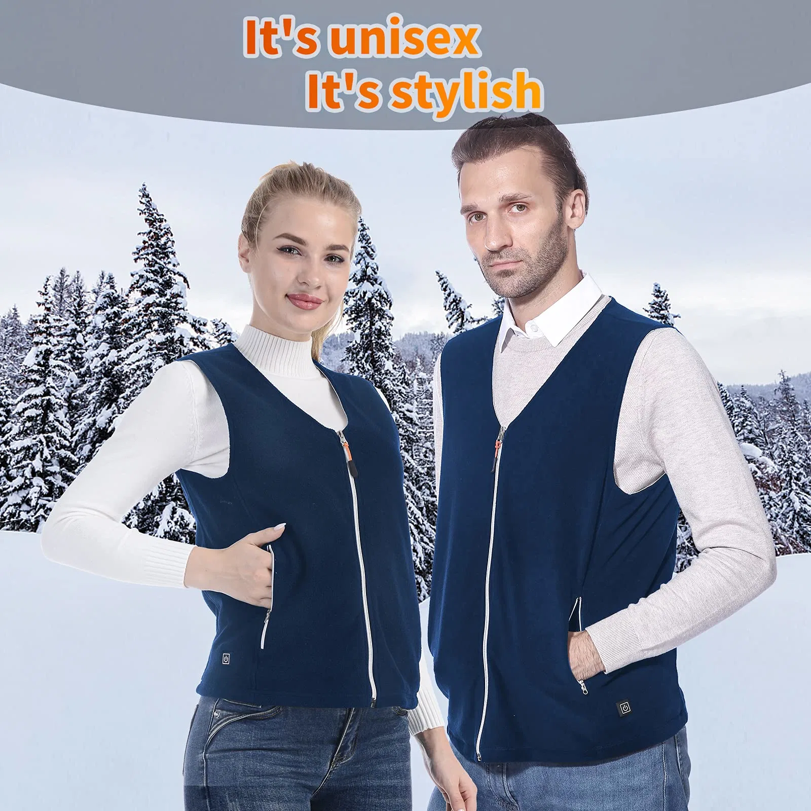 Chaqueta calefactante de carga USB Unisex para trabajo al aire libre Pesca