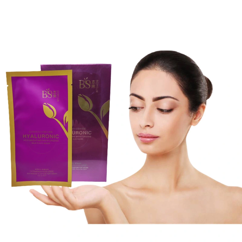 Bomsur OEM Factory Wholesale/Supplier Ha Moisturizing Face Mask Cosmetic Beauty Product for Anti-Aging