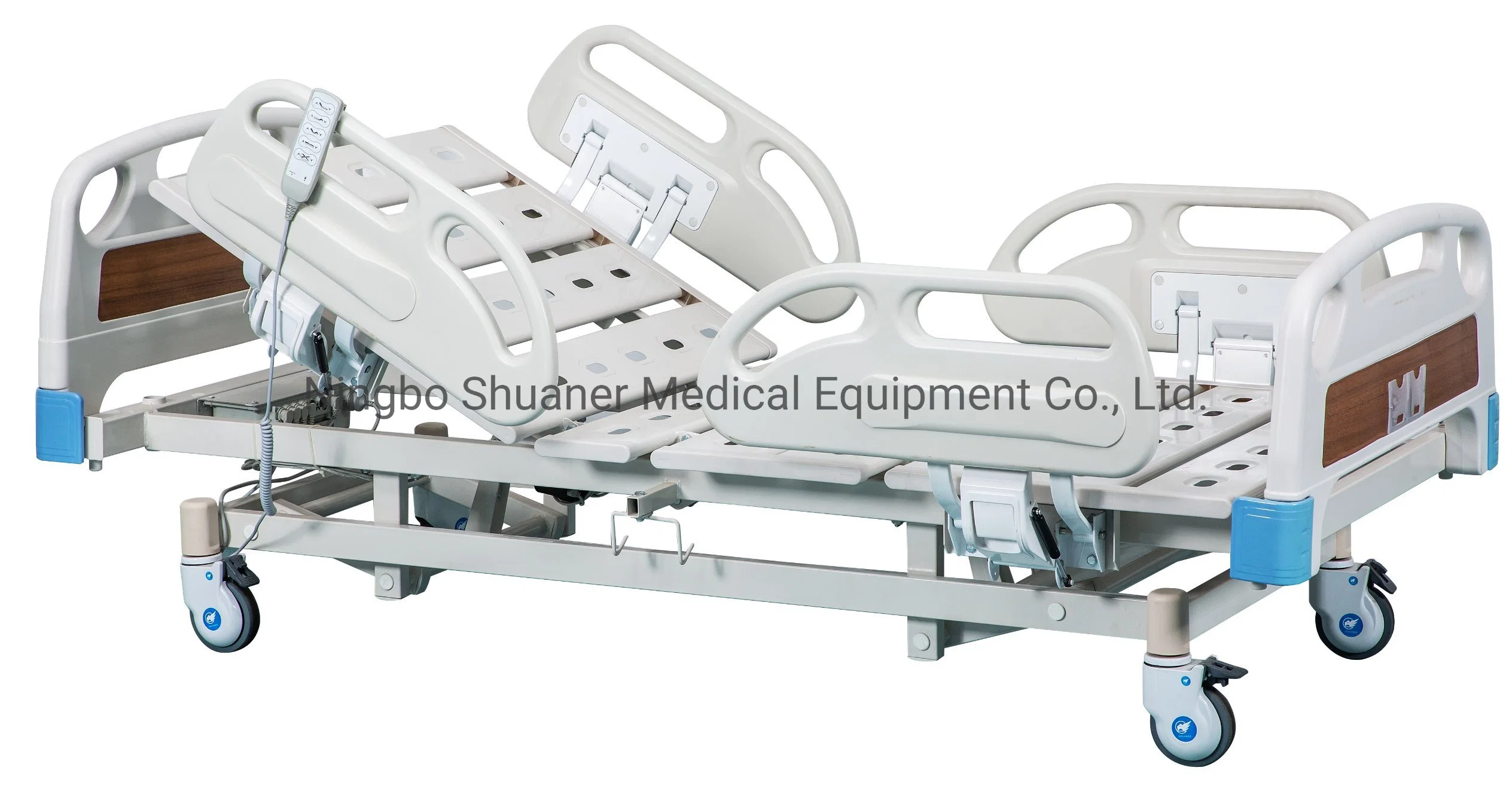 Hospital Use Nursing Super Low Five Function Electric Medical Bed for Sale