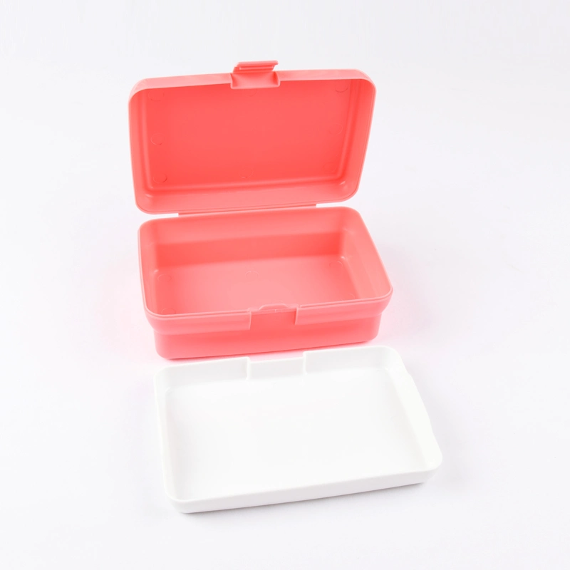 Aohea Plastic Food Container Box for Kids 650ml Plastic Lunch Box for Children