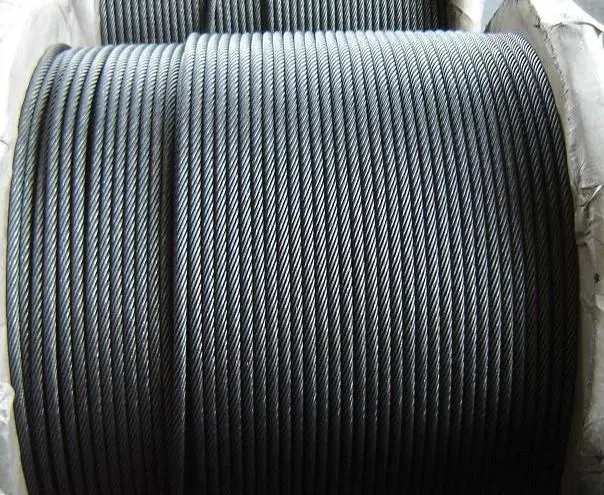 Nat Ungalvanized 8*19s+FC Steel Wire Rope for Elevator Lift