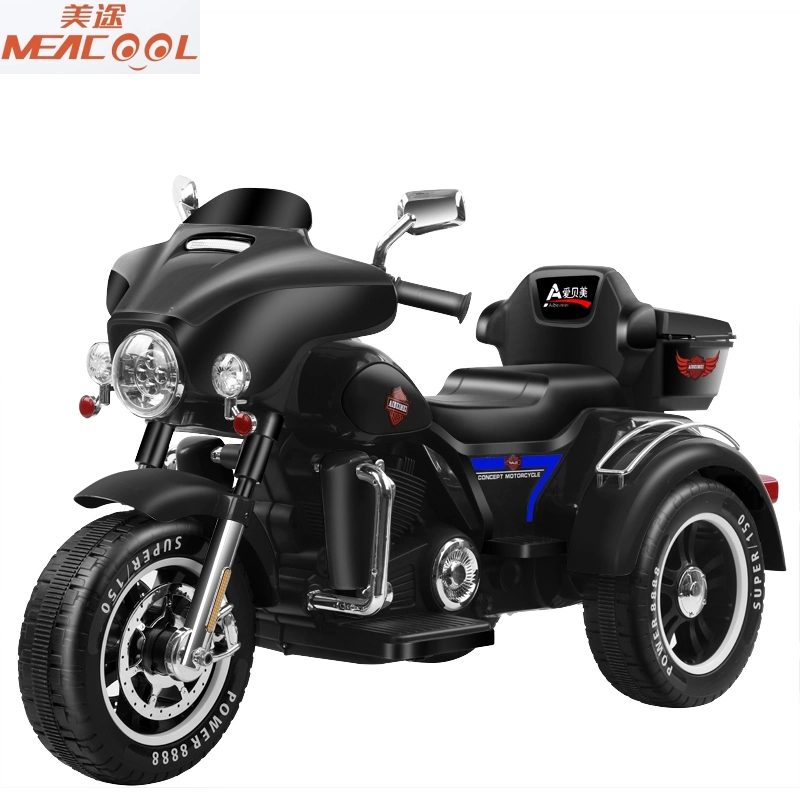 New 12V Large Battery Children's Motorcycle Electric Toy Car Motorcycle with Bluetooth