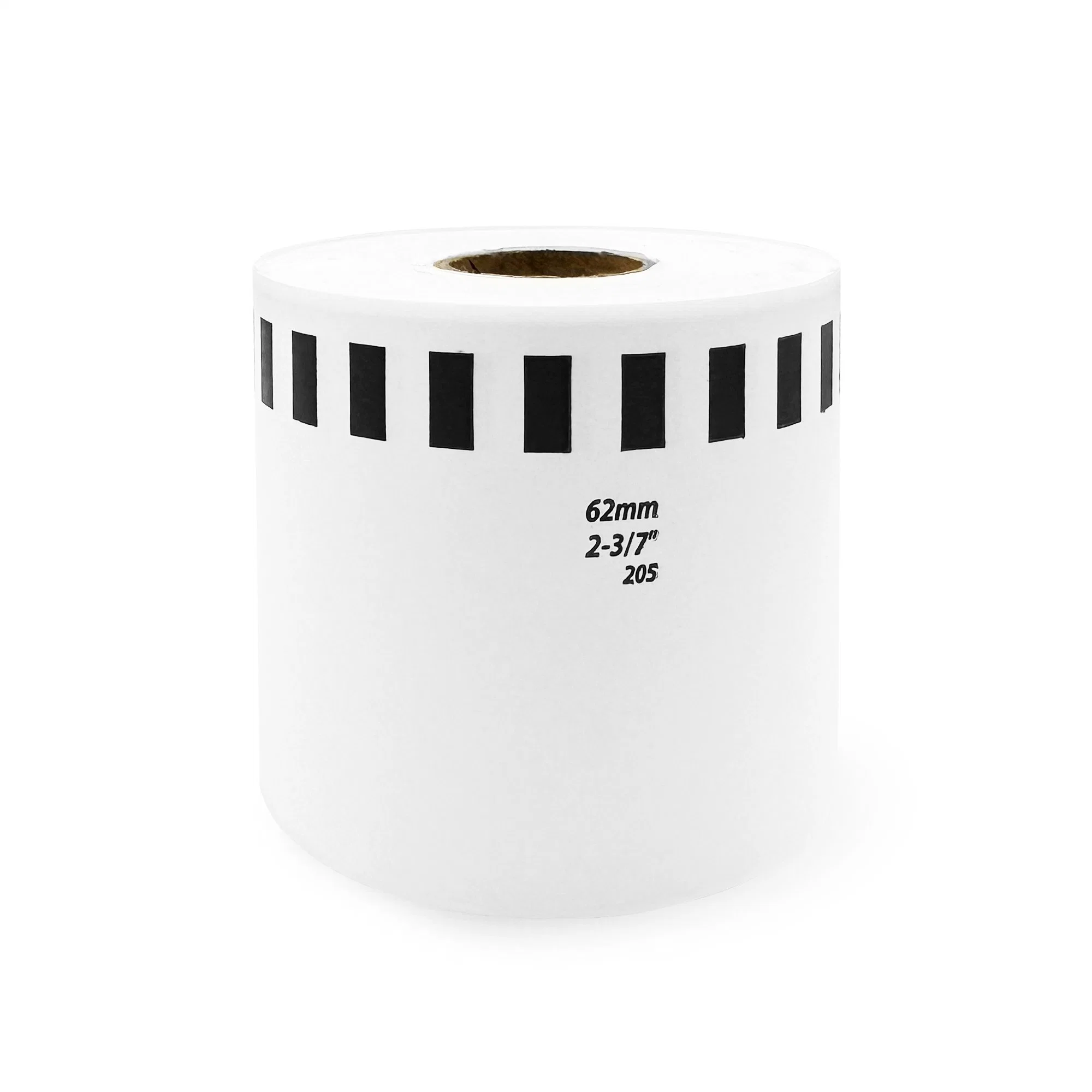 Compatible Brother Dk-22205 Paper Tape 62mm Wide Black on White