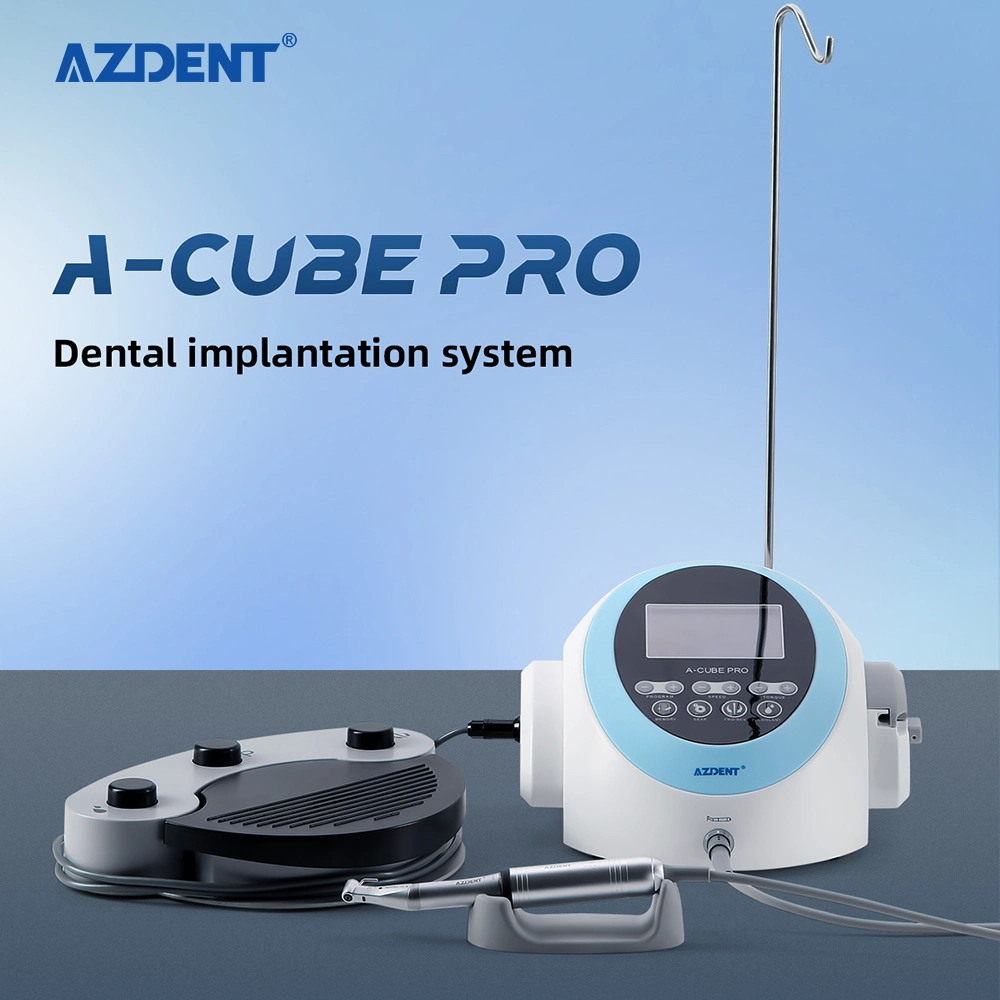 Azdent LED pantalla Dental implante máquina de motor sin escobillas con 10 Configuración de programas