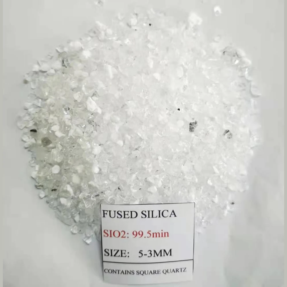 Full Series Grade White Fused Silica Sand/Powder with Low Thermal Conductivity