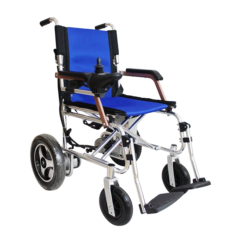 High-Quality Comfortable Aluminium Lightweight Electric Foldable Folding Power Wheelchair