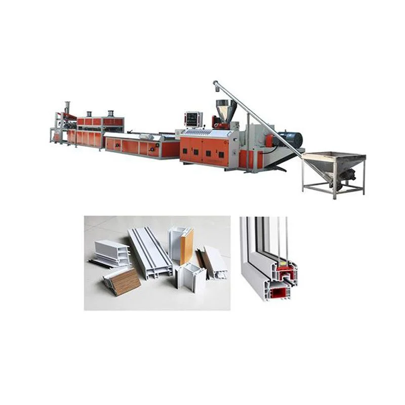 WPC/PVC Door Panel Extrusion Line Plastic Wood Composite Extruder Machine