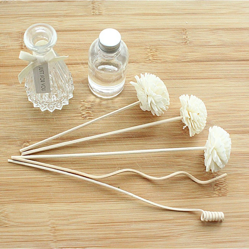 Popularly 100ml Glassware Vase Reed Diffuser Gift Sets with Home Decoration