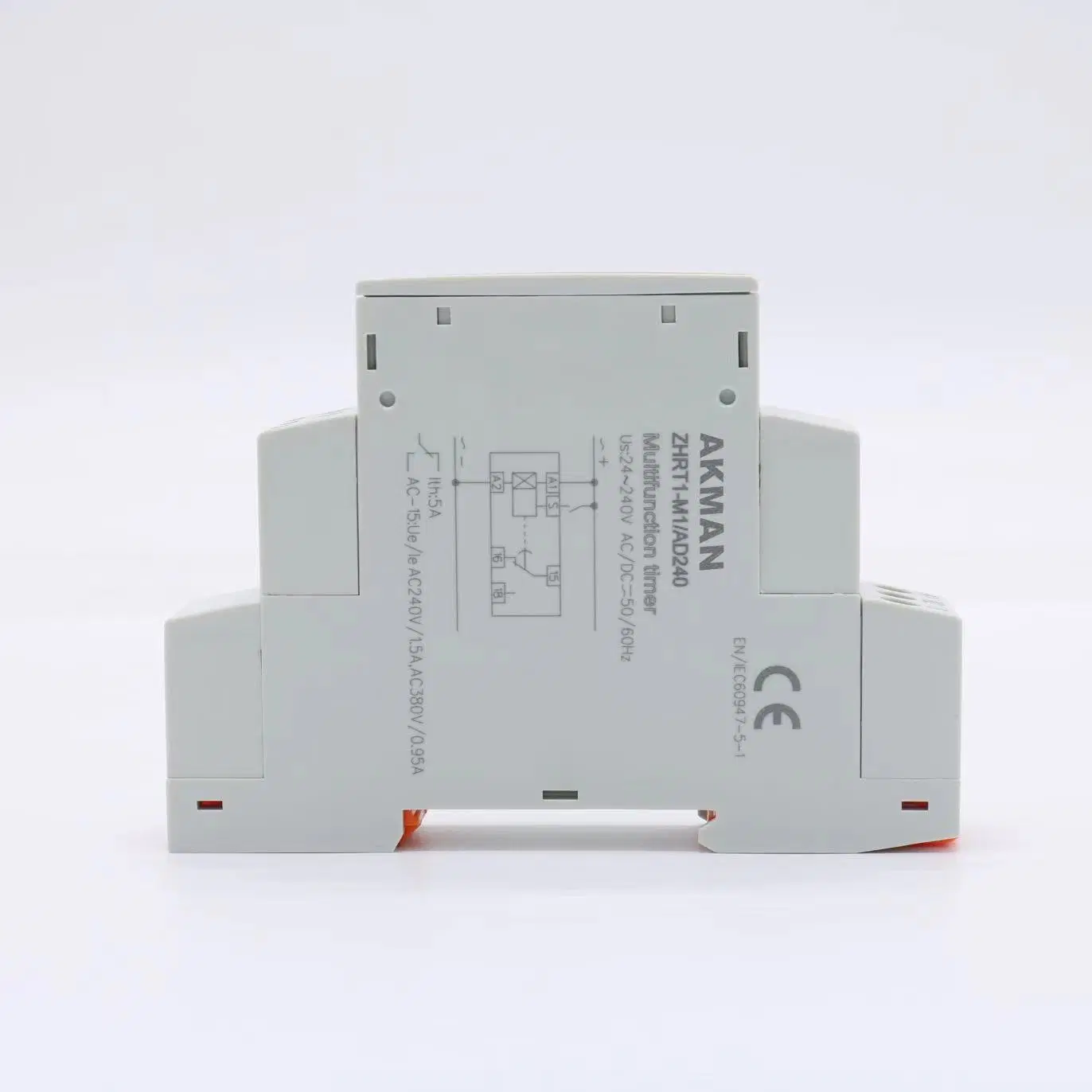 AC/DC24V~240V Time Delay on Delay Cycler Monitoring Relay with 0.1s~100h Delay Range