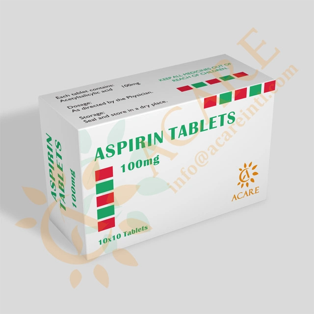 Medicine Companies Aspirin Tablets 100mg; 75mg; 500mg; 300mg