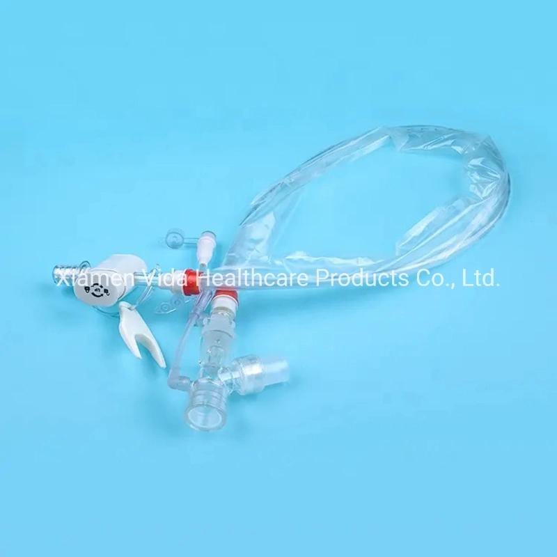 Closed Sputum Suction Catheter Medical Suction Tube 24/72h