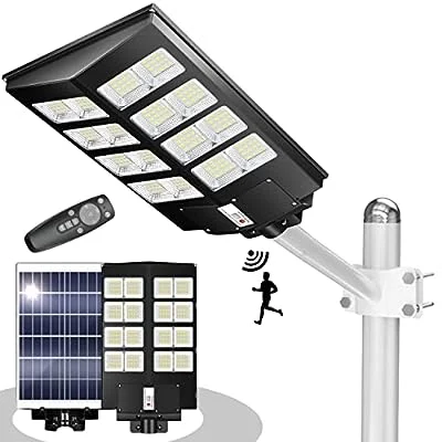 Lámpara de calle de panel solar LED de ahorro de energía para exteriores