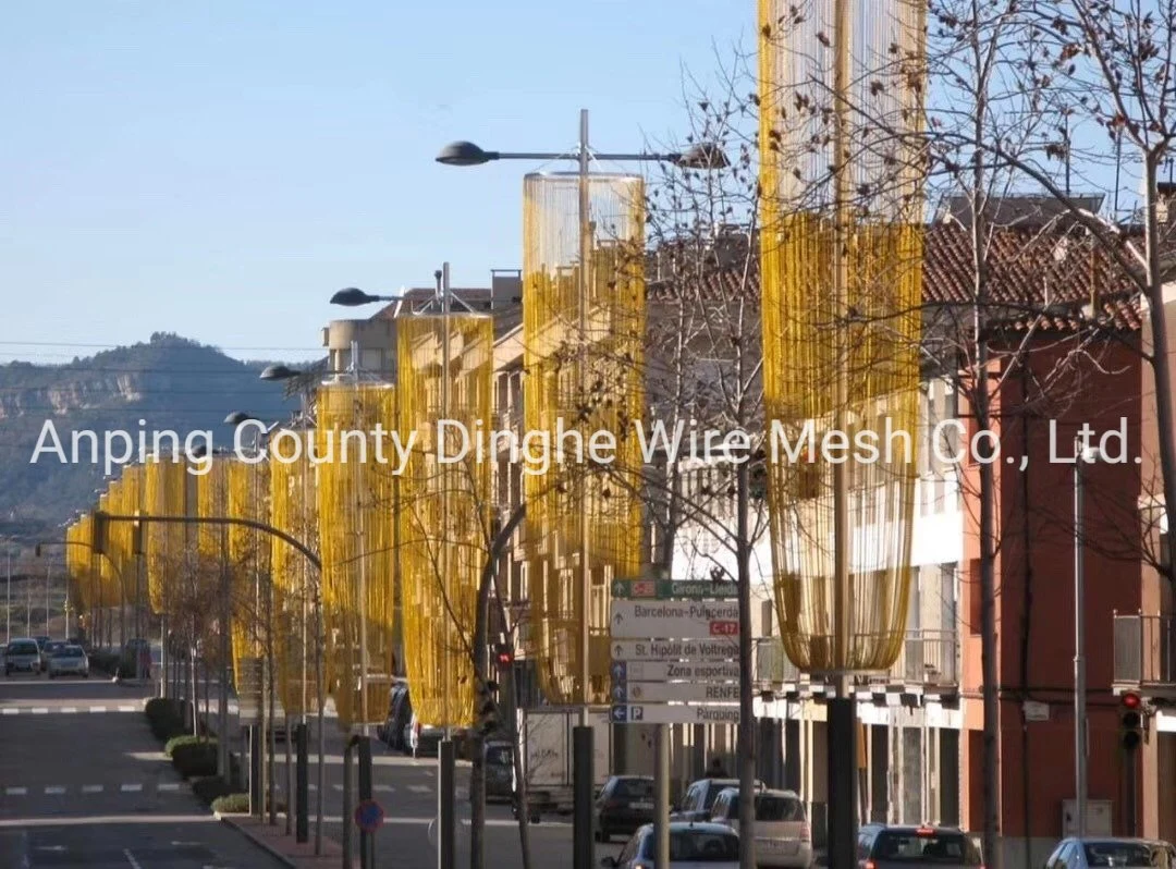 Eslabón de la cadena de metal para la lámpara de cortinas decoraciones sombra