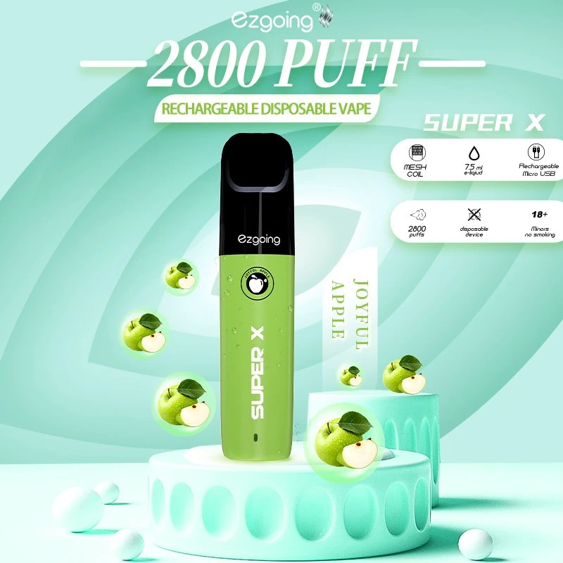 Big puff de alta qualidade Vape 2800 Atacado de cigarros eletrónicos Personalizado