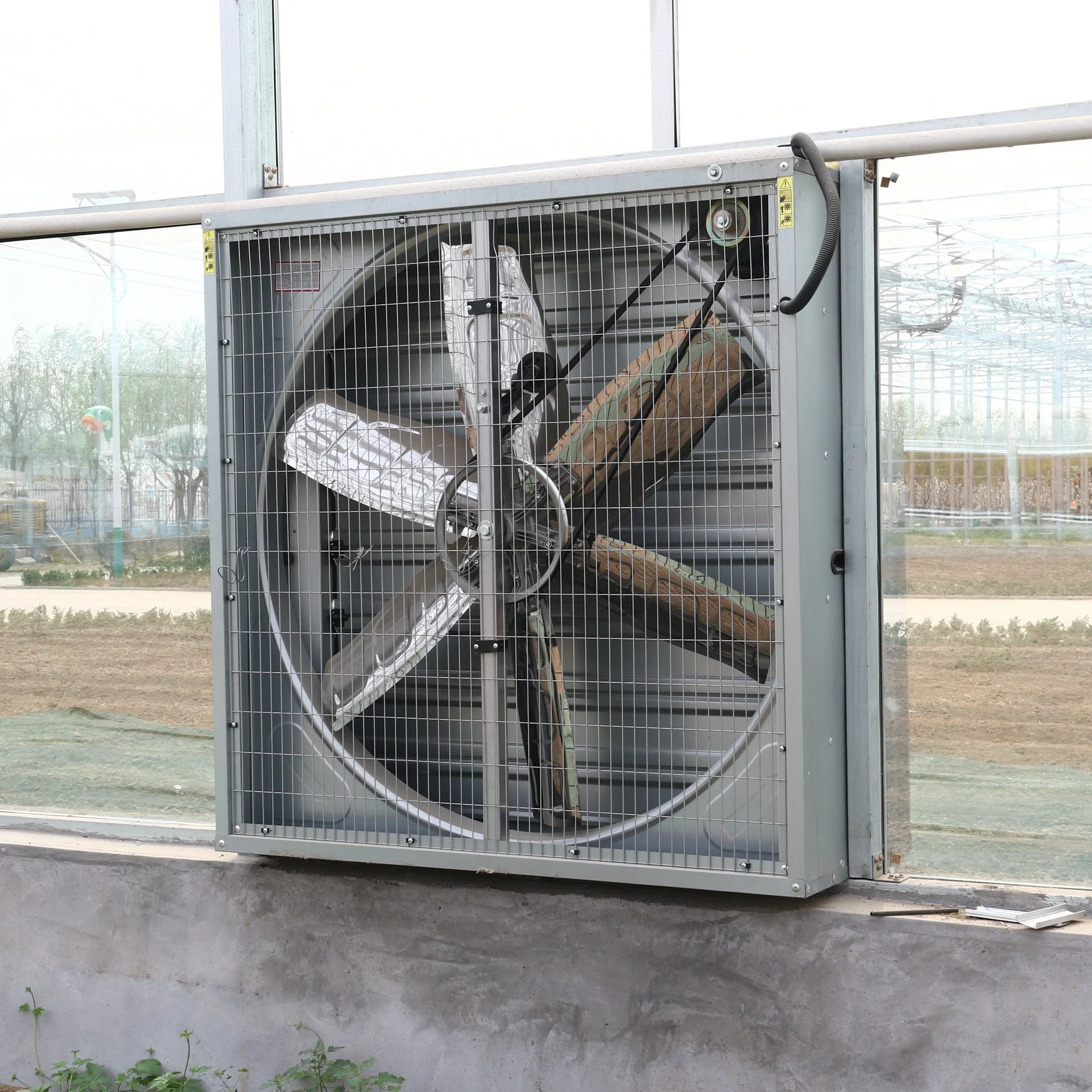 Ventiladores axiales Extractor de aves de corral industrial para almacén de ventilación de escape de gases de efecto Ventilador de refrigeración