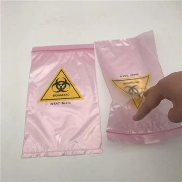 Liquid Tight Specimen Bag with Document Wallet