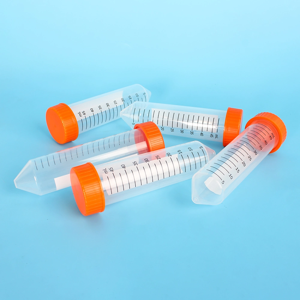 Hot Sale Dnase Rnase Free 50ml Conical Plastic Centrifuge Tubes