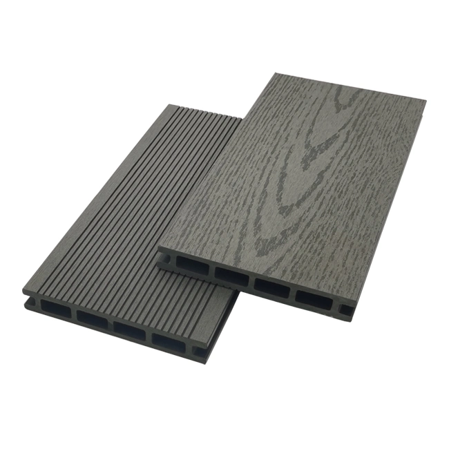 WPC Decking Holz-Kunststoff Composite Bodenbelag Technik und Chocoalte Farbe