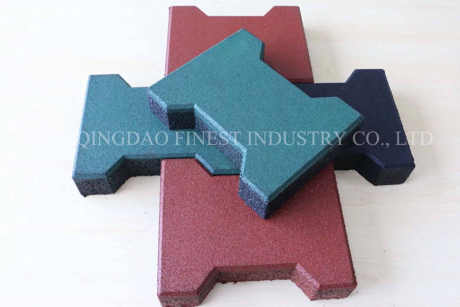 Hot-Selling Top Quality Rubber Blocks, Outside I Shape Mat I Brick Paver Dog Bone Walkway or Horse Stables Paddocks Rubber Brick