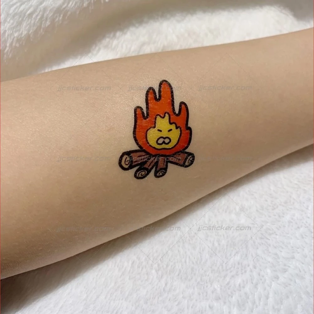 Lado Temperrary tatuagens para filhos de desenhos animados infantis tatuagem Adesivo