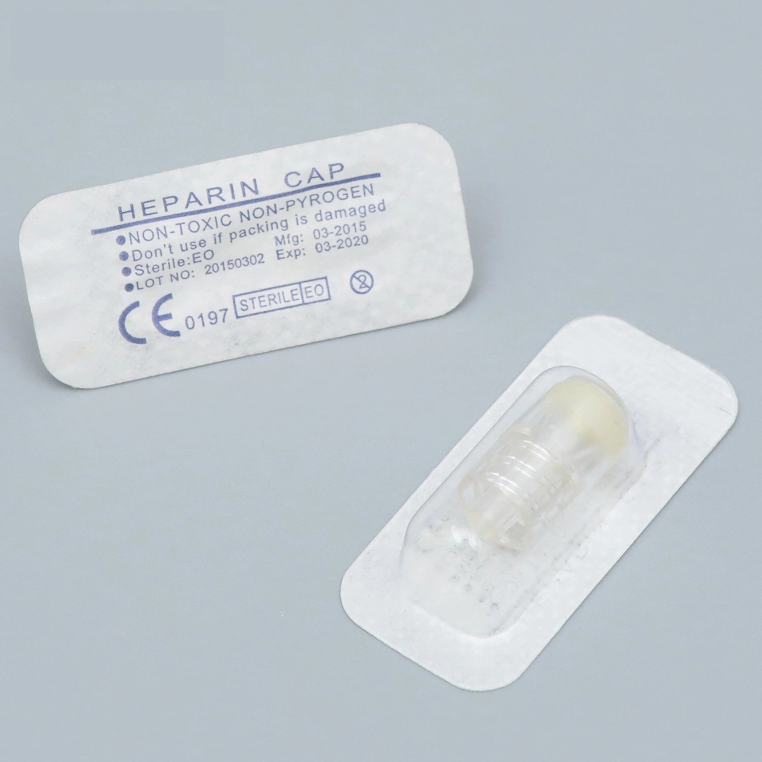 High Quality Sterile Surgical Disposable Heparin Cap Heparin Lock for IV Catheter