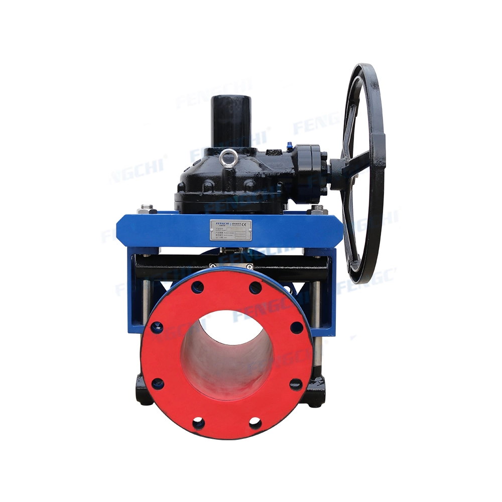 Gear Box Manual Pinch Valve Mining Valve