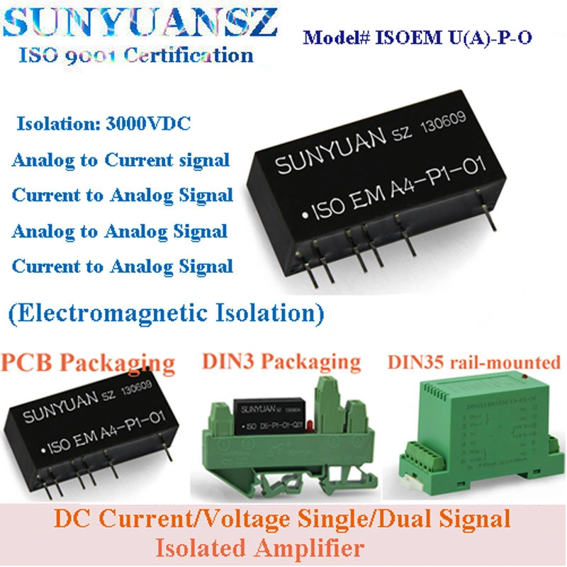 DC Voltage Current V/I I/V V/V I/I Signal Isolated Amplifier