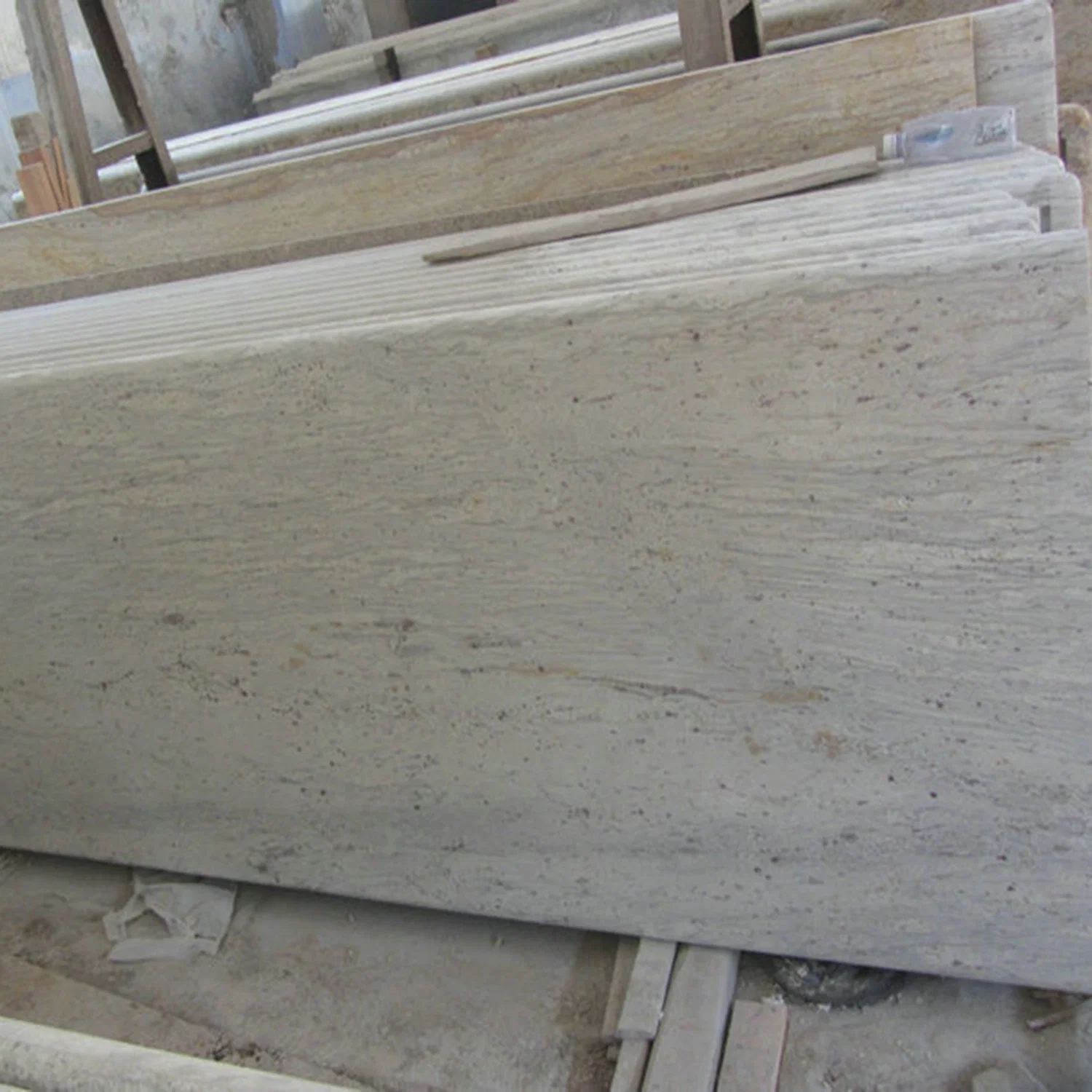 Professional Manufacturers River White Colors Granite Stone Island Countertop