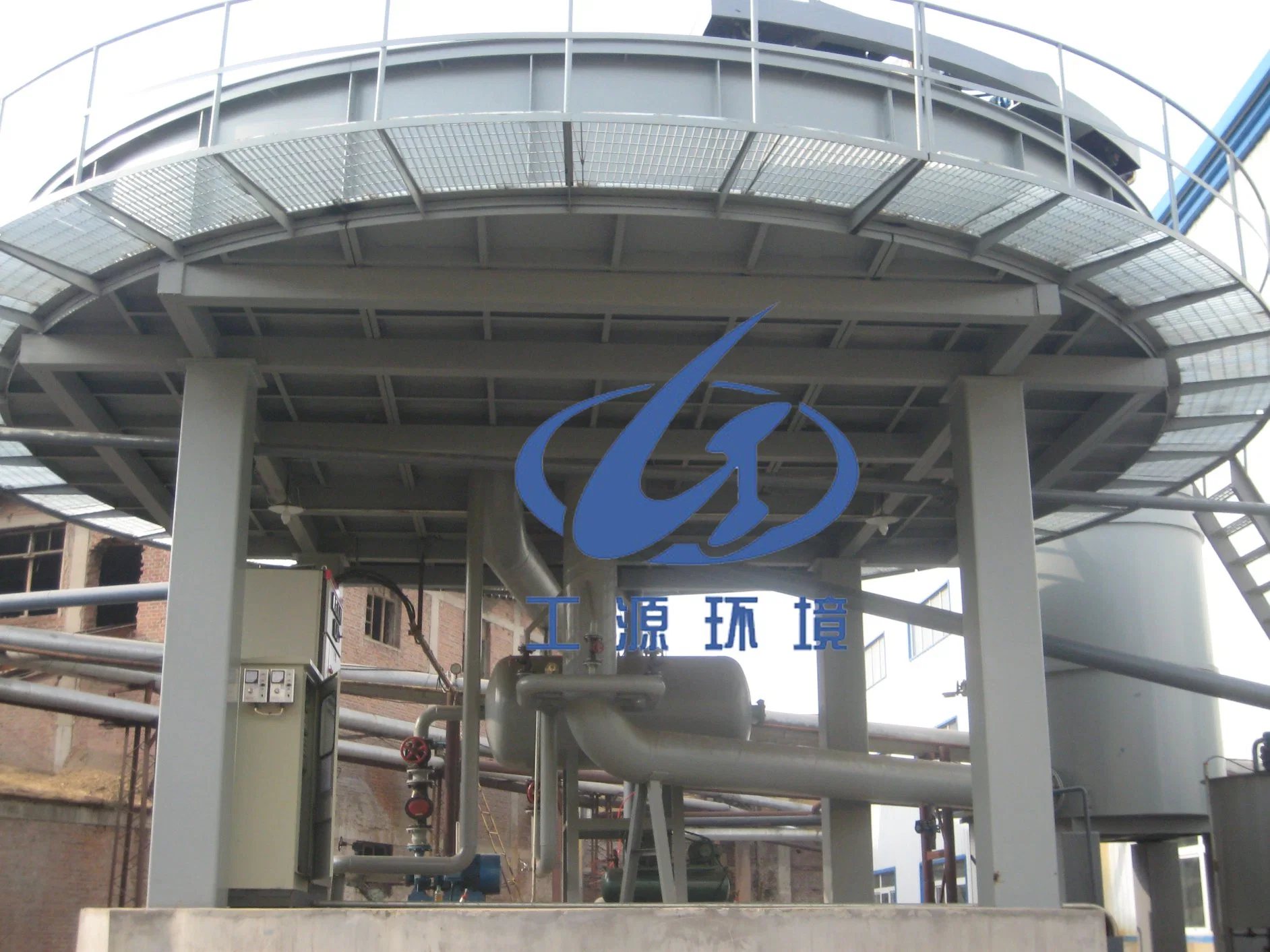 Wastewater Treatment Equipment Shallow Circular Dissolved Air Flotation for Removing Ss