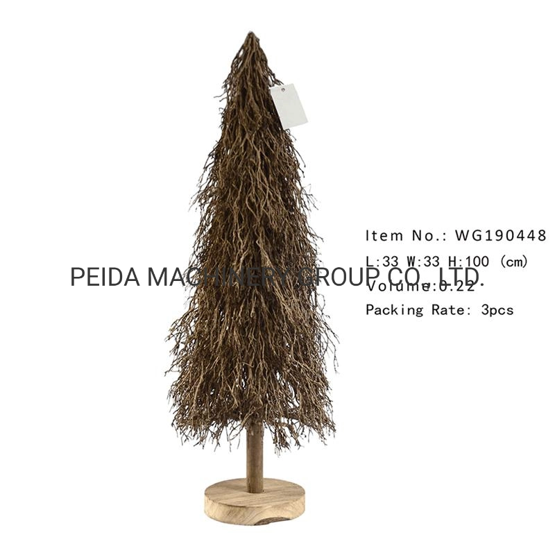 Walnut Color Wood Craft 2021 Nova decoração de Natal de design e Decoração de casa