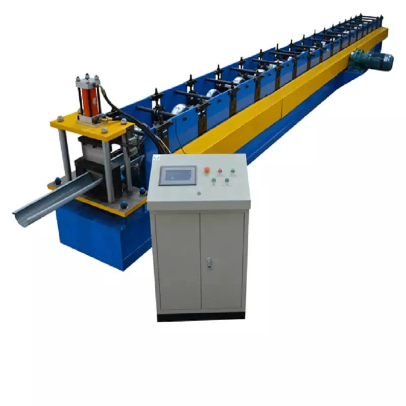 Automatic Gi Channel U Z C Purline Gutter Roll Forming Keel Machine