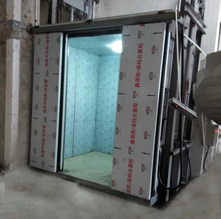 FUJI Ascenseur Domestique Petit Ascenseur Résidentiel Pas Cher à 2 Étages avec Système Hydraulique pour 2 Personnes