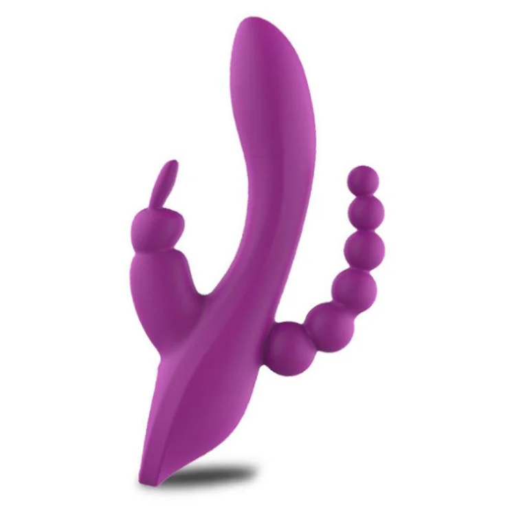 Multifrequency Vibration Masturbation Dildo Double Headed Super Power Sex Vibrator for Women