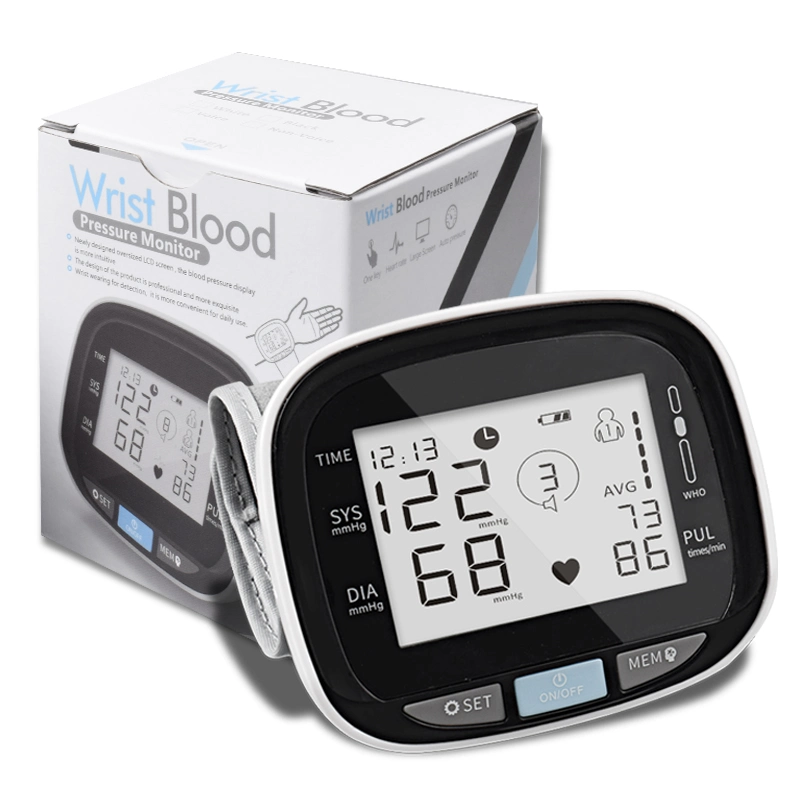 Wrist Type Electronic Digital Bp Machine Blood Pressure Monitor Blood Pressure Home Health Monitor for Adult