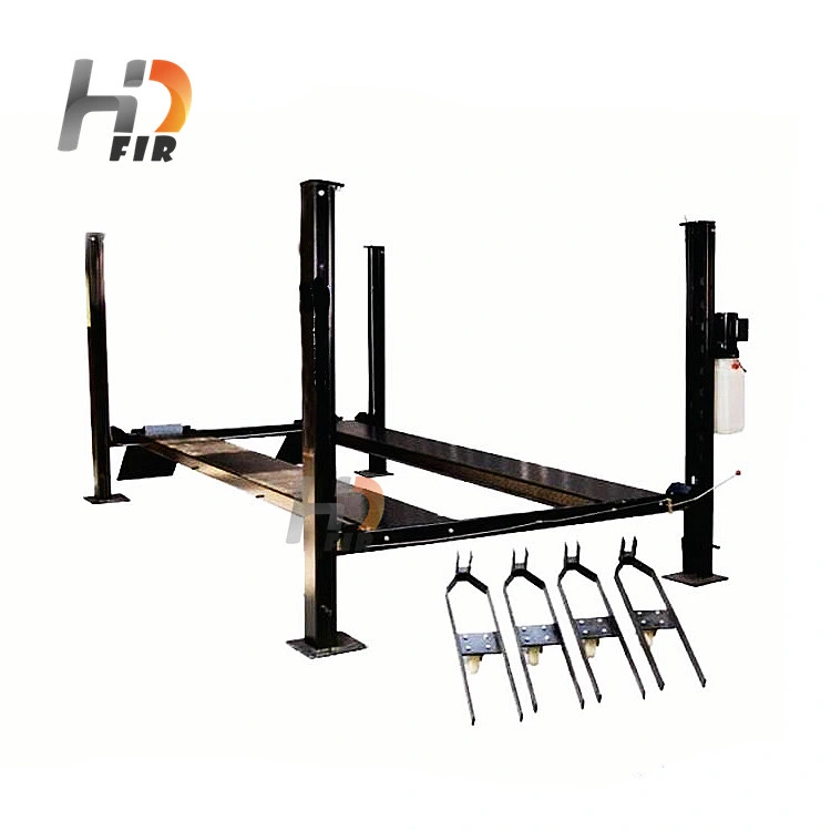 High-end Four Post vertical Mechanical Car Parking Lift Hydro-Park Commercial E parque de estacionamento residencial Lift Equipamento garagem