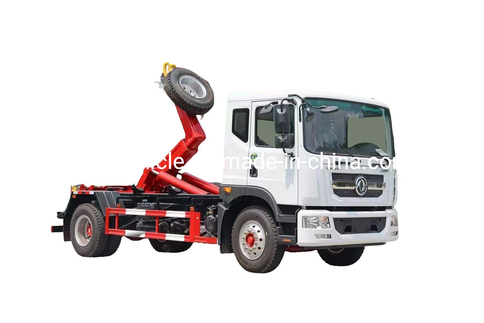 Heavy Duty 8-10 Tons Hook Lifting Container Truck for Garabge Collection