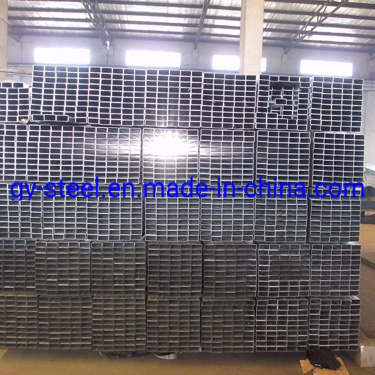 60X60 Tube Galvanized Tubes C45 Stock Sizes Square 700mm Pipe Professional Supplier Mild Steel Hollow Bar with Low Price