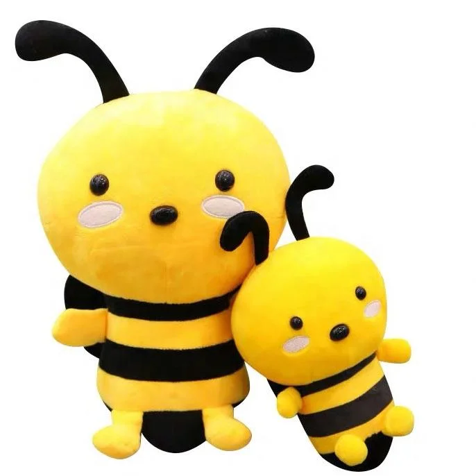 Customized Small Cute Promotional Bee Toys Stuffed Honeybee Toy